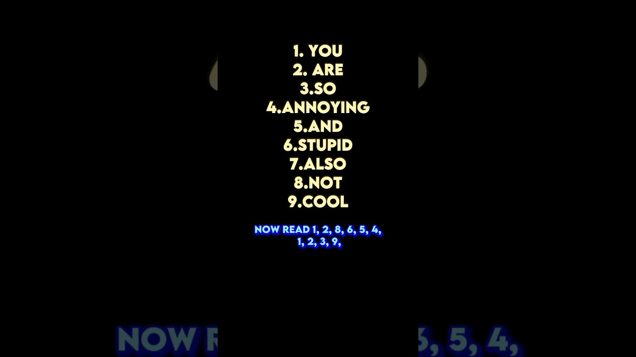 Message of the week pt.1 