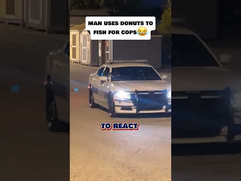 Man Uses Donuts
