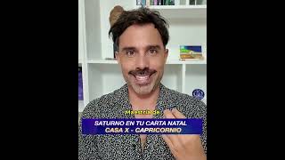 SATURNO EN TU CARTA NATAL - CASA X