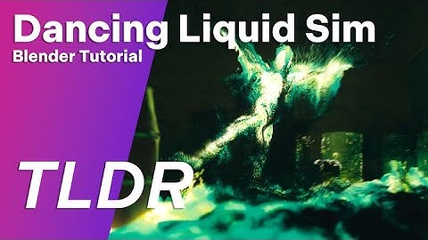 Dancing Liquid Simulation Blender Tutorial