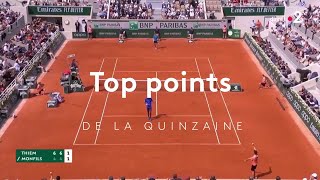 Thiem, Nadal, Wawrinka : le Top points de la quinzaine