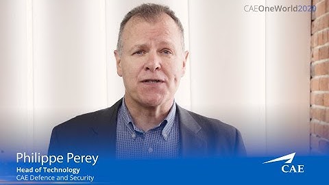 CAE Trax Academy Product Demonstration by Philippe Perey - CAE OneWorld 2020
