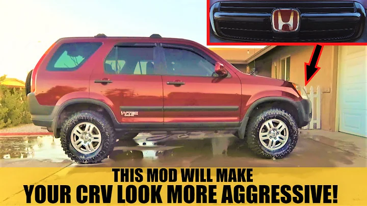 THIS MOD WILL MAKE YOUR CRV LOOK MORE AGGRESSIVE! off-road build (lifted 2nd gen 2003 honda crv)