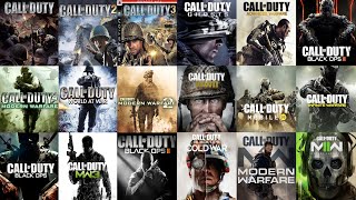 Evolution of CALL OF DUTY Games 20032022