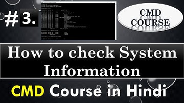 How to Check System Information on Windows 10 Using CMD | Version | date | CMD Course #3
