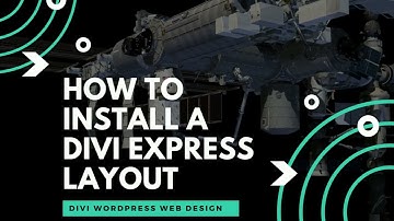 How to install a Divi.Express Layout