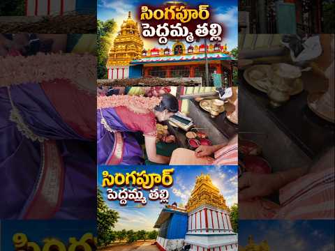 జై సింగపూర్ పెద్దమ్మ తల్లి 🙏✨ #Shorts #Bhakti #Temple #youtubeshorts #viralshorts #trendingshorts