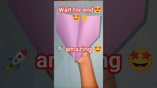 Paper Se Banaya Amazing Aeroplane 😱 | Trick #shorts #shortsfeed #viral📈🚀 #please #youtube