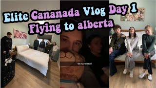 Elite Canada 2024 Flying to alberta! vlog day 1