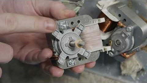 How to replace a fan oven motor on a Zanussi cooker
