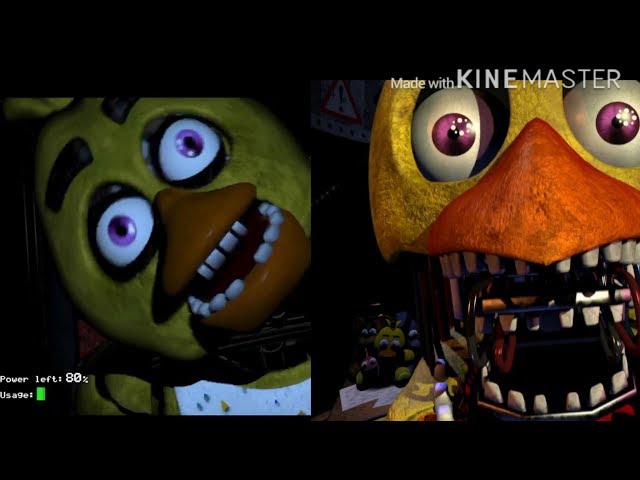 NateTheGuy on X: remake I did of withered chicas jumpscare   / X