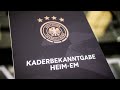 Wer fährt zur Heim-EM? Bundestrainer Julian Nagelsmann gibt vorläufigen DFB-Kader bekannt | 16.05.24