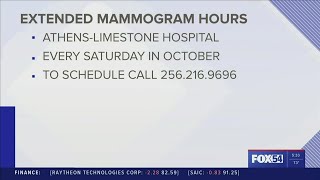 Athens-Limestone Hospital offers Saturday mammograms