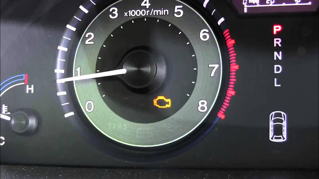 Malfunction Indicator Lamp Check Engine Light - YouTube