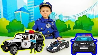 :  .    .    . POLICE CARS for Kids