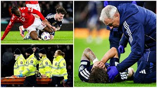 Ben Gannon-Doak stretchered off in tears Scotland vs Denmark world cup qualifier