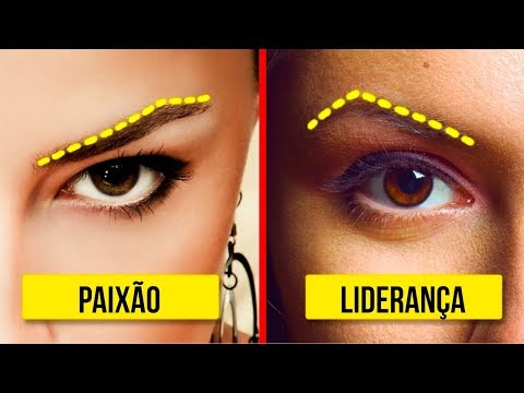 Vídeo: O Que Suas Sobrancelhas Dizem Sobre Sua Personalidade (Parte 1)