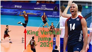 King of vertikal jump 2021 // moster voly ball dunia BENJAMIN PATCH