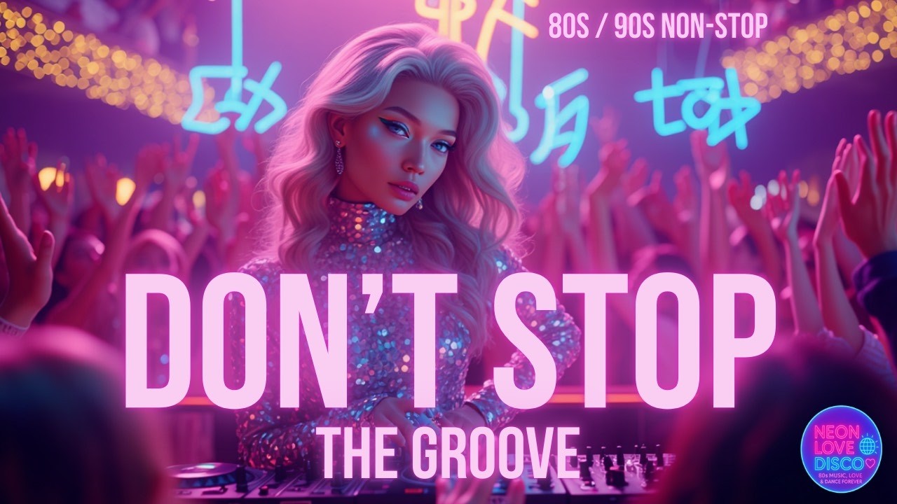 ✨ Don’t Stop the Christmas Groove | 80s–90s Neon Disco | Holiday Non-Stop Mix (Offical Music Video)