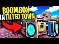 What Happens When You Throw A BOOMBOX In TILTED TOWN'S NO BUILD ZONE? | Fortnite Mythbusters