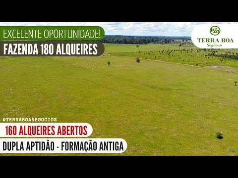 Vídeo do imóvel — FAZENDA 180 ALQUEIRES - 160 ALQUEIRES ABERTOS