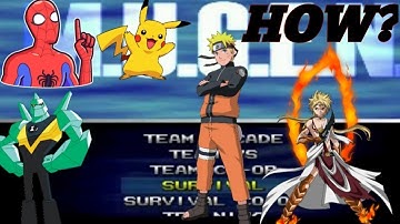 HOW TO MAKE YOUR OWN MUGEN GAME WITH CHARACTERS YOU WANT // ITS EASY WATCH FULL VIDEO🙌