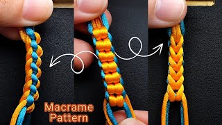 Famous Macrame Pattern Tutorial - Endless Falls knot - Step By Step Profile