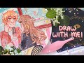 ﾐ☆ Falling in love with circle paper! | Kyoru painting ♡