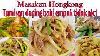 CARA MASAK DAGING BABI EMPUK TIDAK MENGERAS || ANEKA RESEP TUMIS DAGING BABI MASAKAN CINA HONGKONG screenshot 2