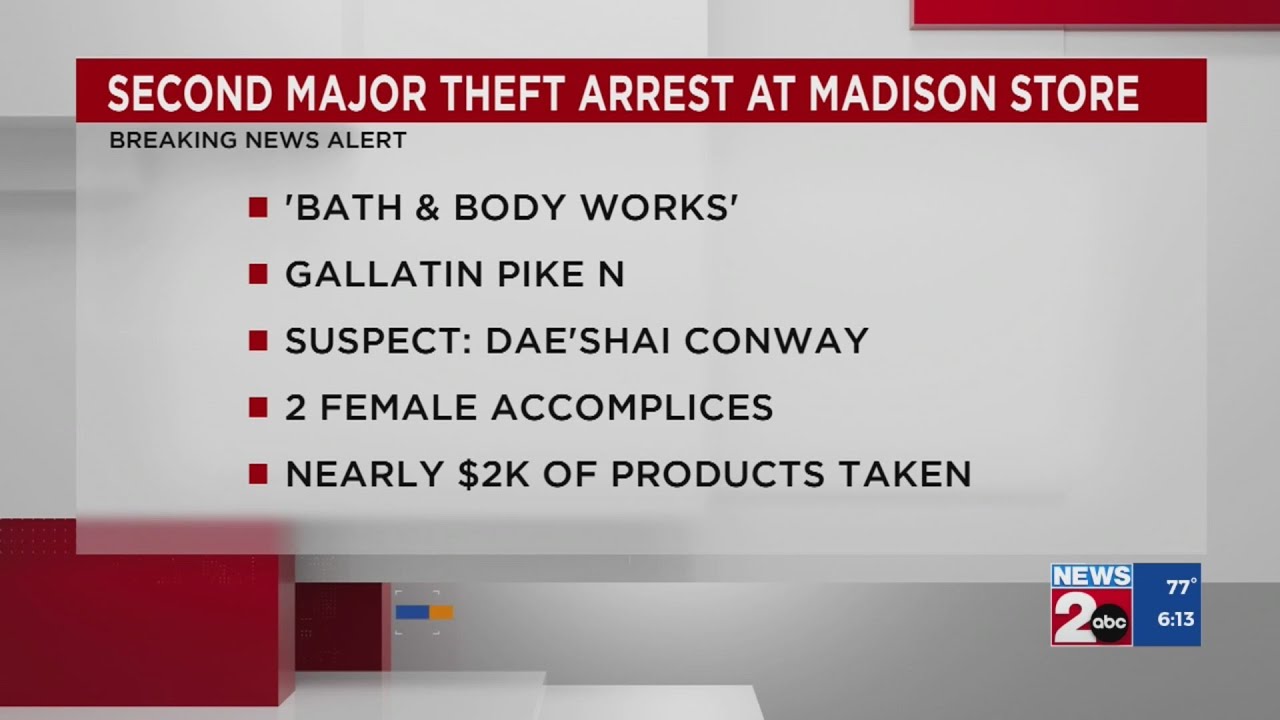 3 women charged with thefts from Bath and Body Works in Madison - YouTube