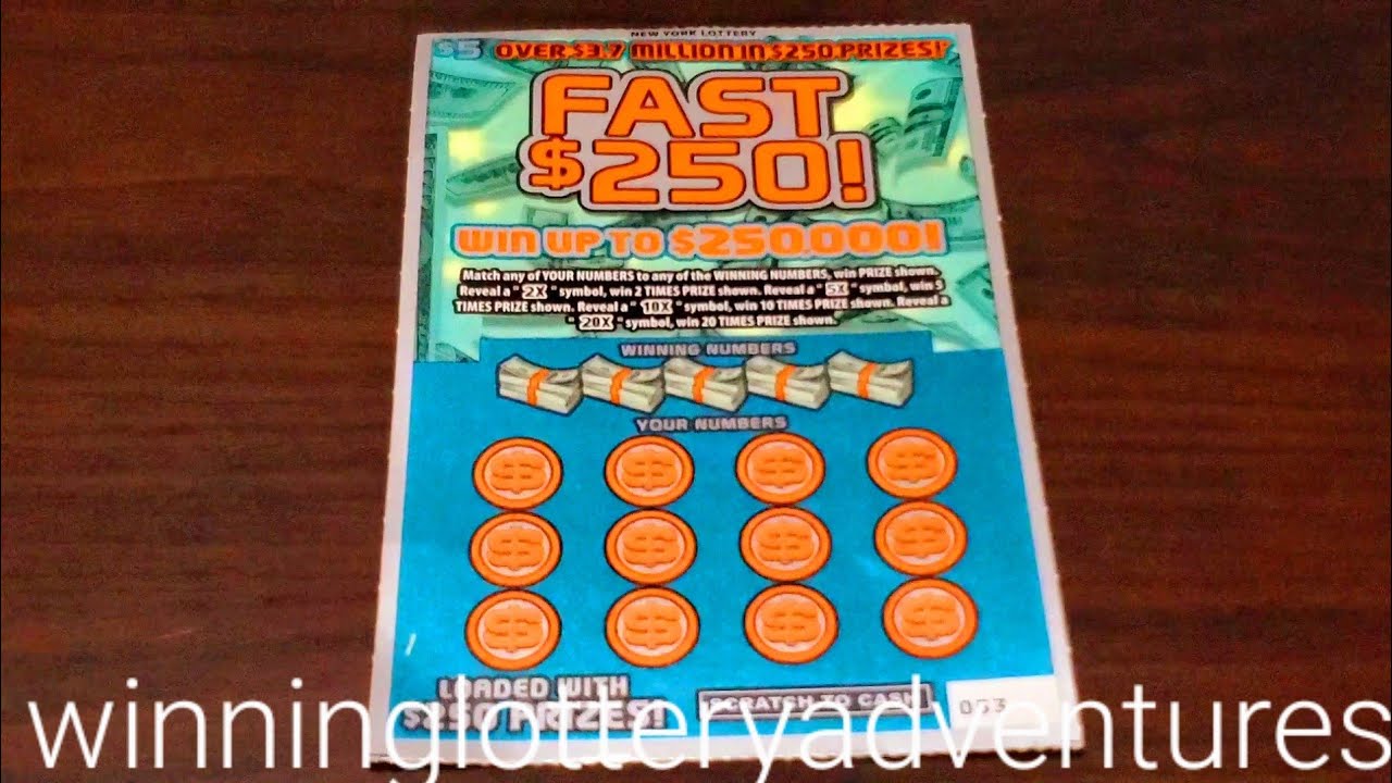 FAST 250! 5 NY LOTTERY SCRATCH OFF YouTube