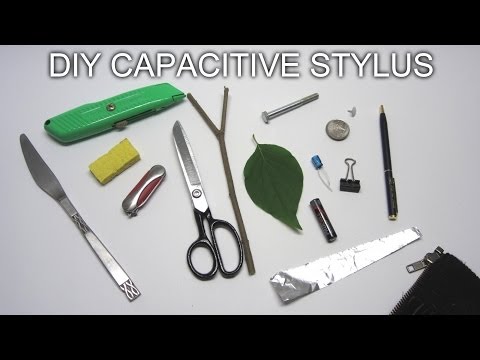 Video: How To Make A Stylus For A Capacitive Screen