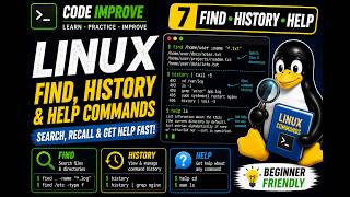 Linux History & Find Command Tutorial | #7 | Linux Tutorial