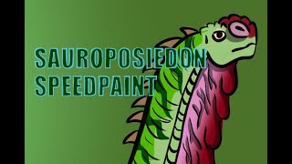 Sauroposiedon: Dinosaur Speedpaint