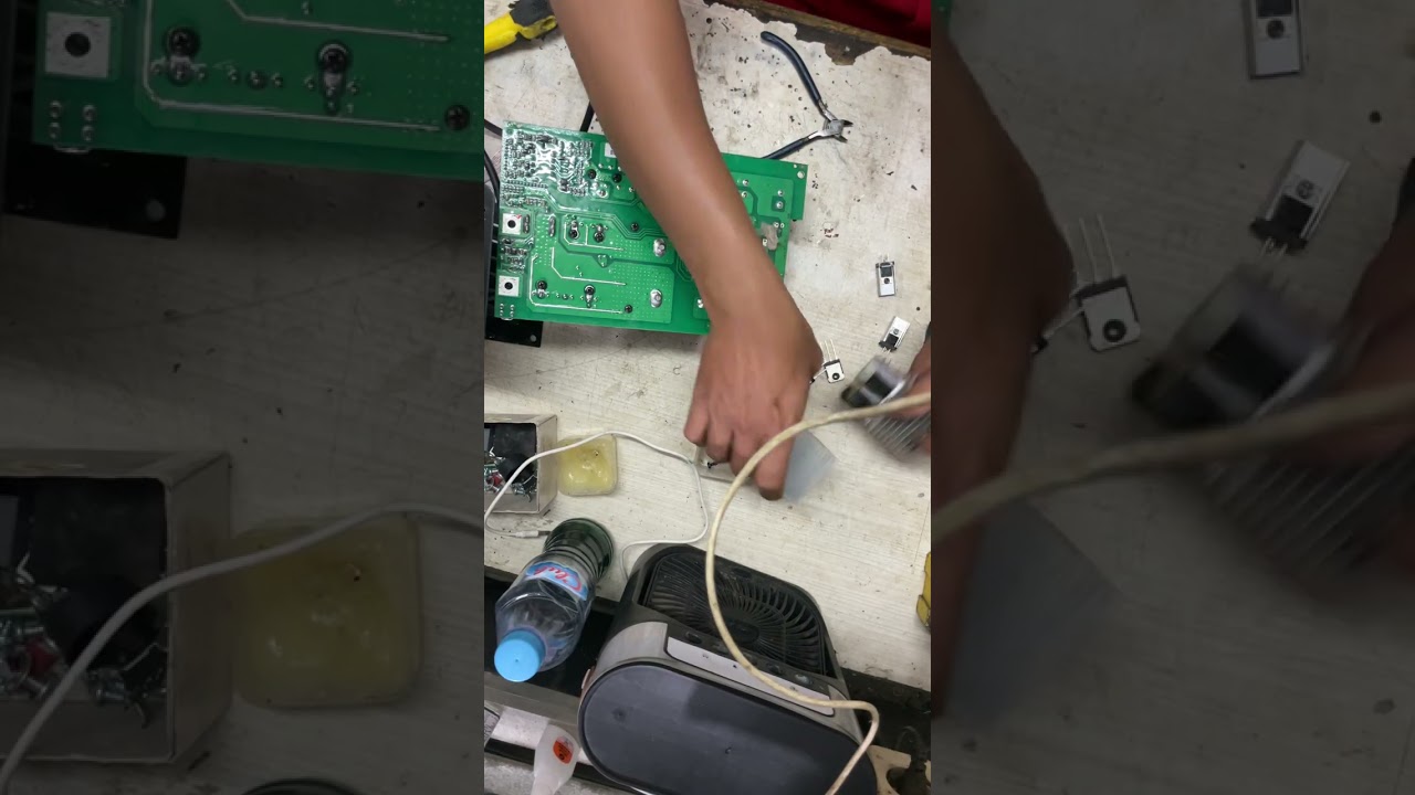 repair jalur tegangan ic igbt dan dioda