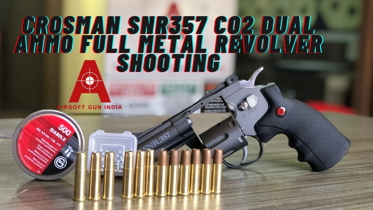 Crosman CO2 Powered, Dual Ammo Full Metal Snub Nose Air Revolver at Tractor  Supply Co.