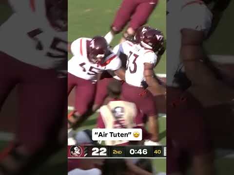 Virginia Tech vs. Florida State iconic moment 🤯 #virginiatech  #accfootball #football #cfb #sports