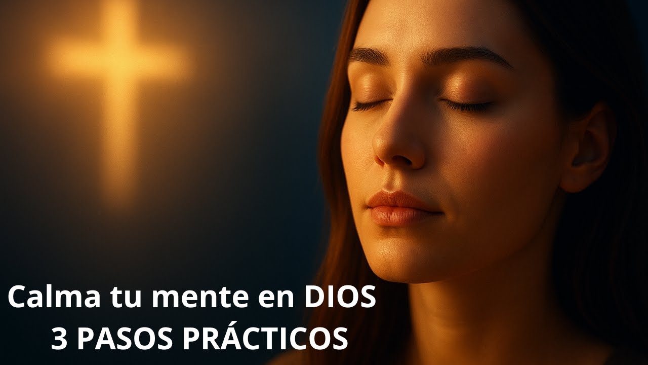 Calma tu mente en DIOS - 3 PASOS PRÁCTICOS - YouTube