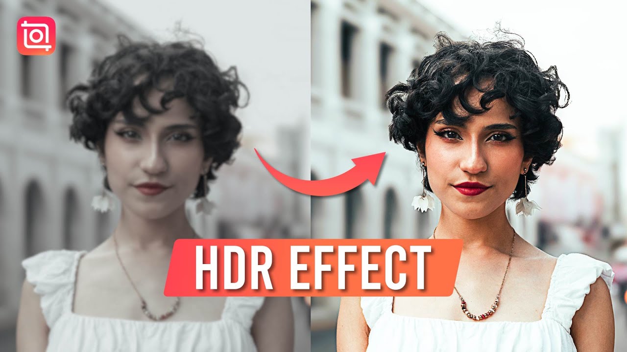 InShot HDR Effect Video Editing Tutorial | 🎥Sharpen Quality HDR CC ...