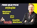 MLB Picks and Predictions - Houston Astros vs Seattle Mariners, 7/24/22 Free Best Bets & Odds