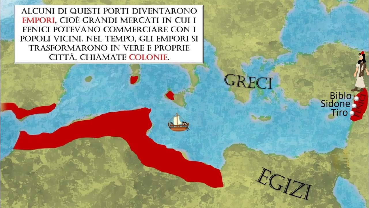 Le colonie fenicie spiegate in modo semplice (Chi furono 2) YouTube