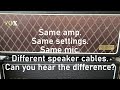 Can You Hear the Difference? | VOX AC30HW Speaker Cable Test
