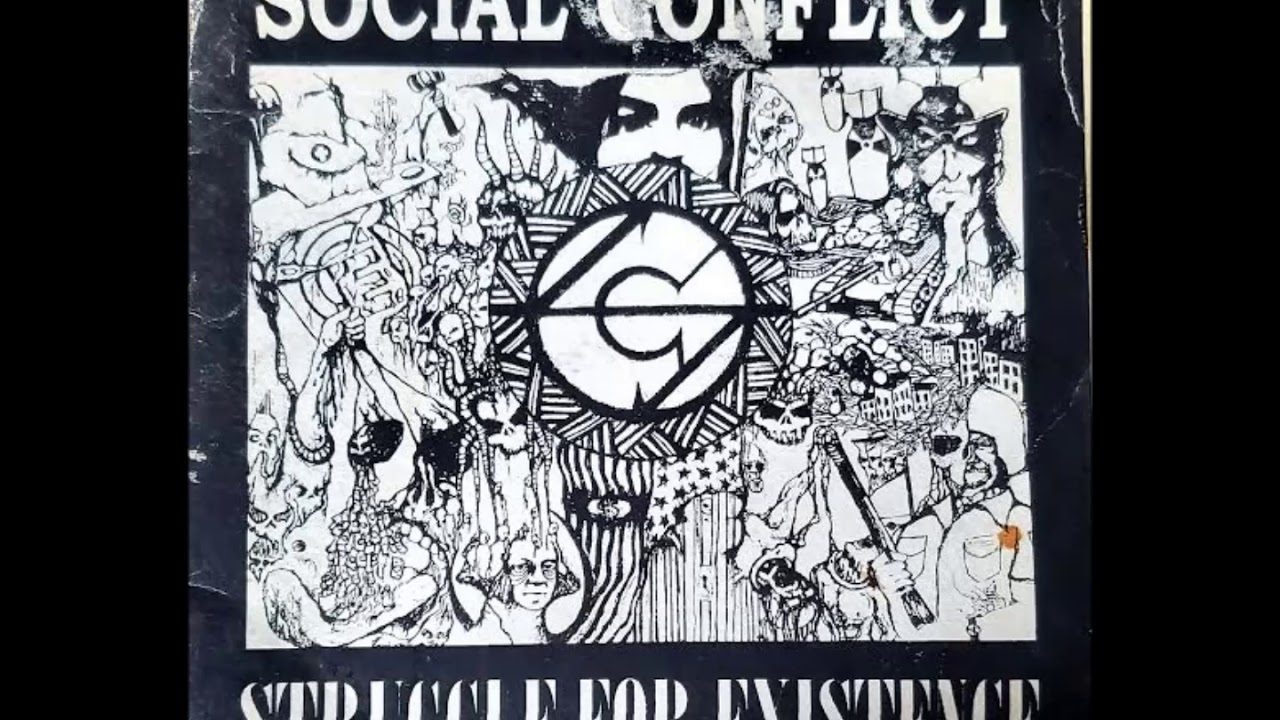 Social Conflict - Struggle For Existence Lp (East Los Angeles Punk) 2001-2002