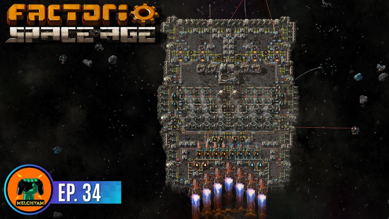 REACTORES NUCLEARES EN EL ESPACIO - EP. 34 // Factorio 2.0 SPACE AGE ...