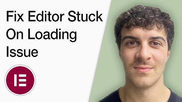How To Fix Elementor Editor Stuck On Loading Issue - The Easiest Way (Full 2025 Guide)
