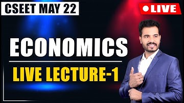 CSEET Economics Online Classes for May 2022 | Economics Lecture 1 | CS Shubham Abad