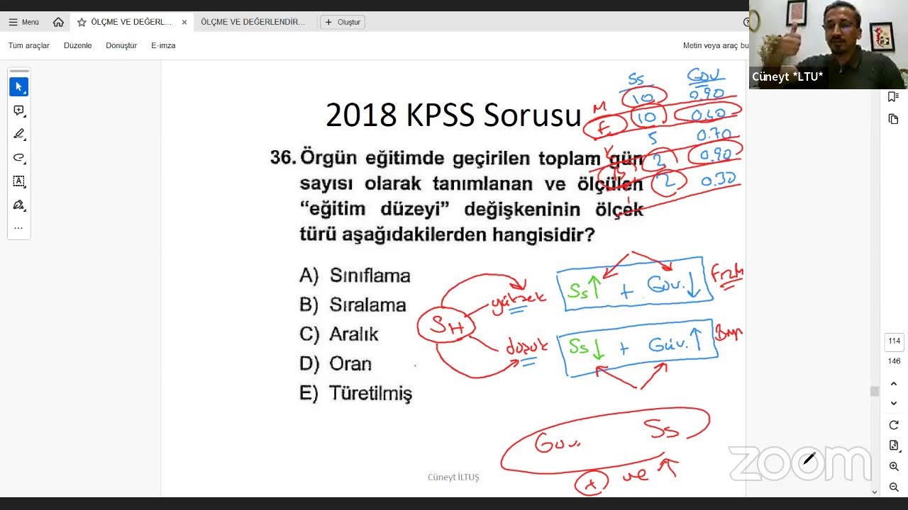 Ölçme ve Değerlendirme Temel Kavramlar Genel Tekrar