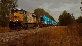 (30 MINUTES) FAST CSX Intermodal Trains! | 60MPH+ |