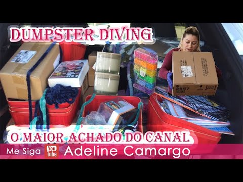 DUMPSTER DIVING – O QUE TEM NO LIXO DAS LOJAS – USA #1