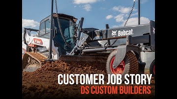 Bobcat T66 Track Loader with Laser Grader Attachment | Bobcat of Marion | DS Custom Builders